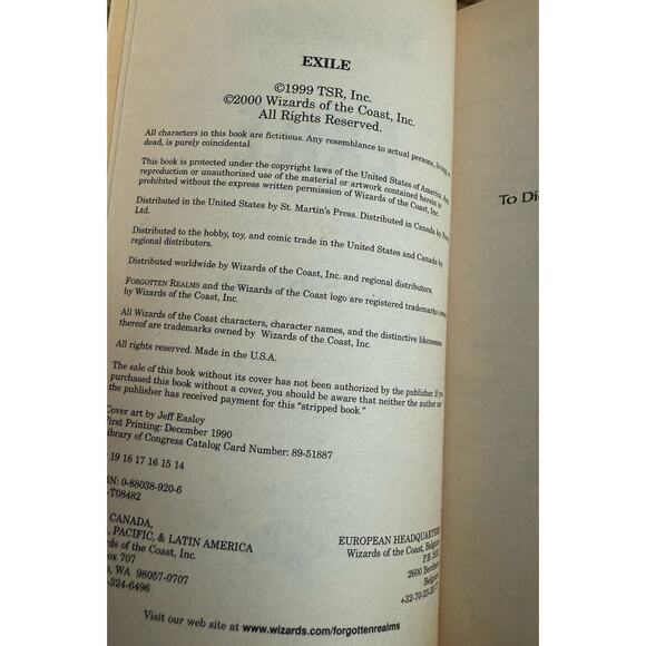 VTG 90s TSR Forgotten Realms: The Dark Elf Trilogy By RA Salvatore Books 2-3 PB - Picture 3 of 9